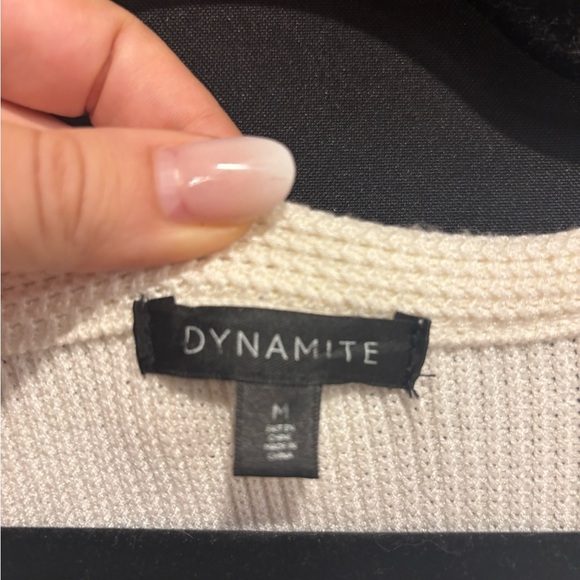 Dynamite Off-White Knit Top - Picture 3 of 9